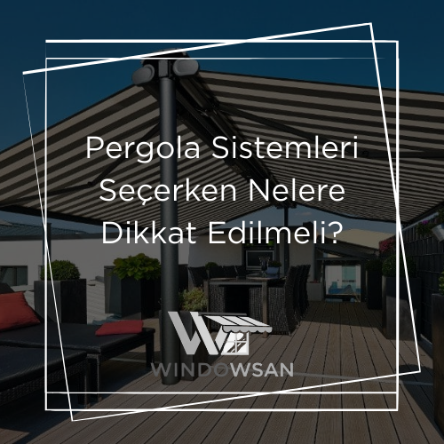 pergola sistemleri